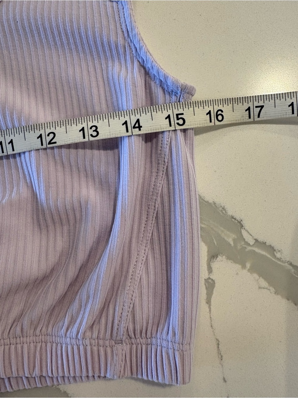 Lululemon LA Cap Sleeve Crop Tee ~ 4 ~ Lavender Dew - Picture 6 of 11